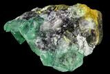 Green Fluorite Crystal Cluster - South Africa #111573-1